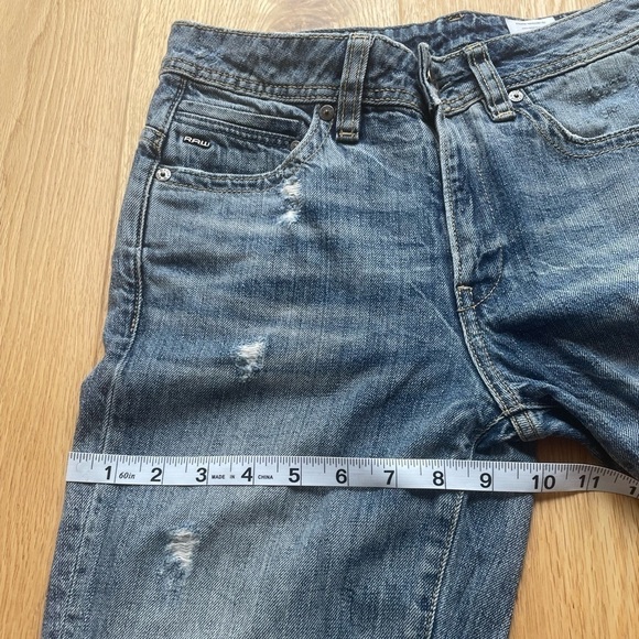 SALE ⬇️ G-STAR BOYFRIEND MEDIUM BLUE WASHED JEANS -24 - Picture 15 of 16